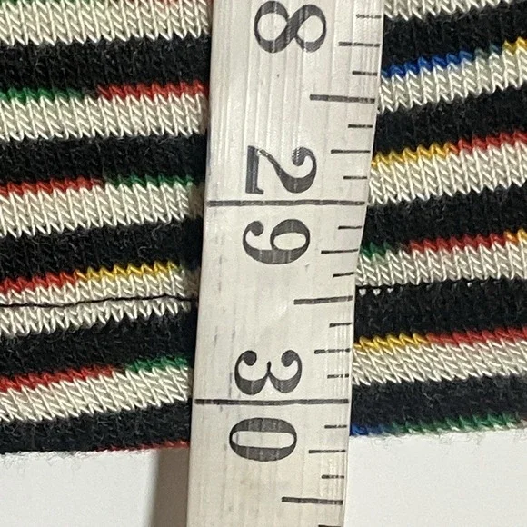 Ali Miles Sweater Womens Large Multicolor Lagenlook Artsy Colorful Pocket Cowl L - Picture 16 of 16